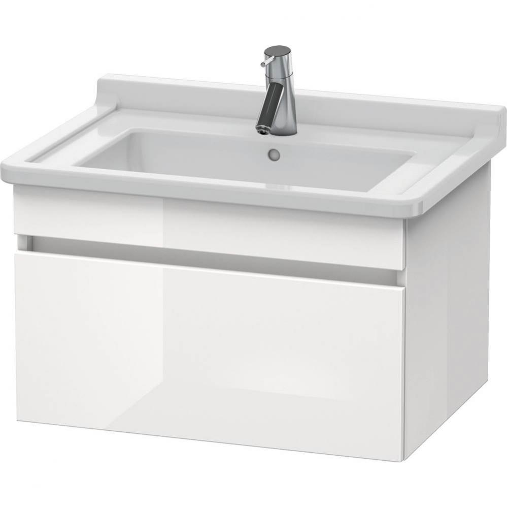 Duravit DuraStyle One Drawer Wall-Mount Vanity Unit Linen|Basalt