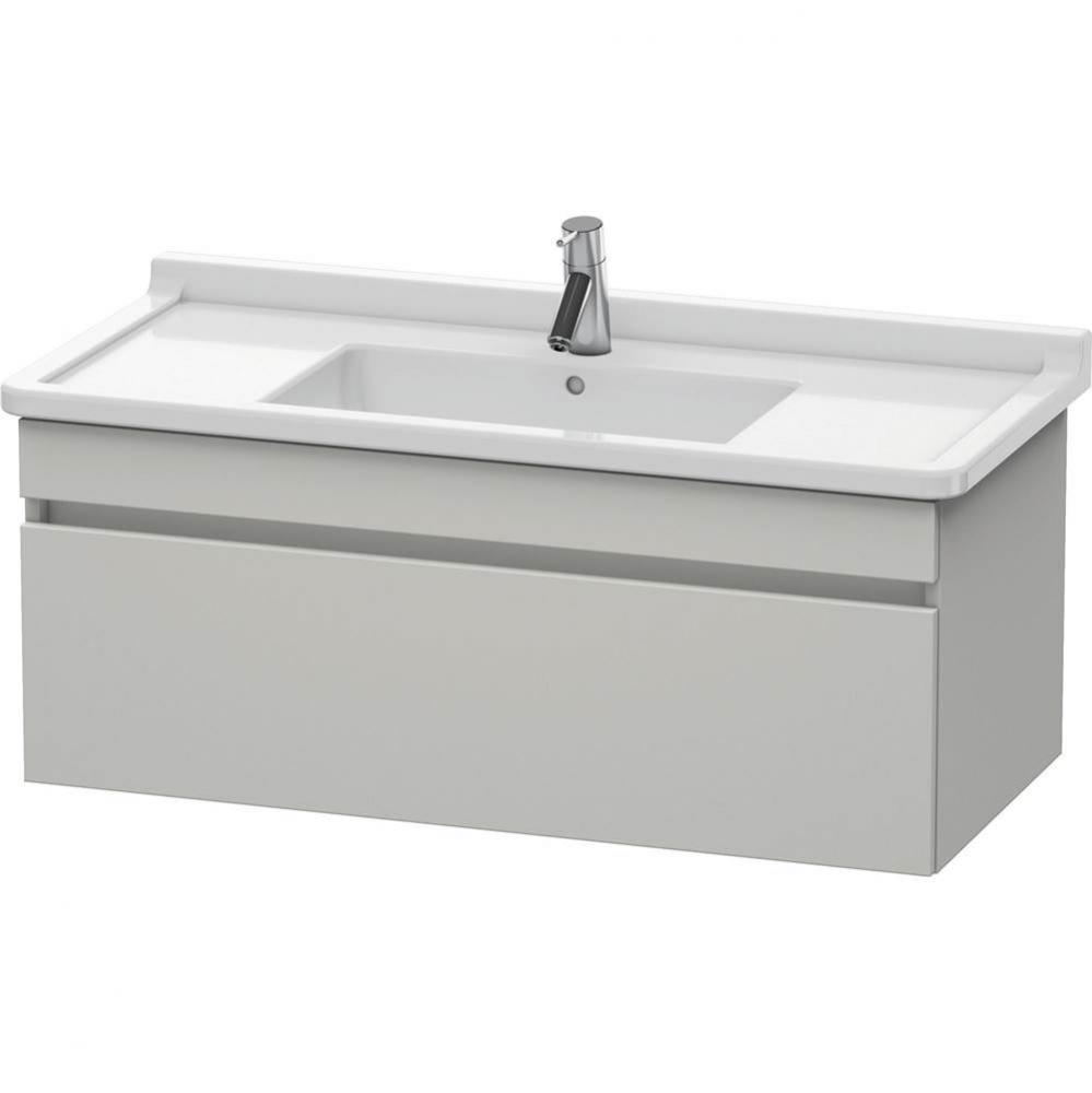 Duravit DuraStyle One Drawer Wall-Mount Vanity Unit Concrete Gray