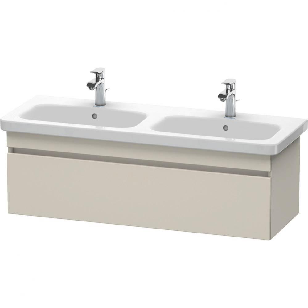 Duravit DuraStyle One Drawer Wall-Mount Vanity Unit Taupe