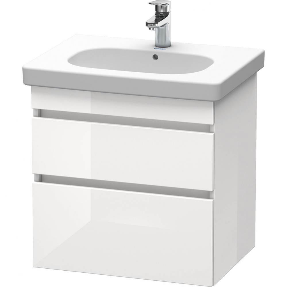 Duravit DuraStyle Two Drawer Wall-Mount Vanity Unit Linen|Basalt