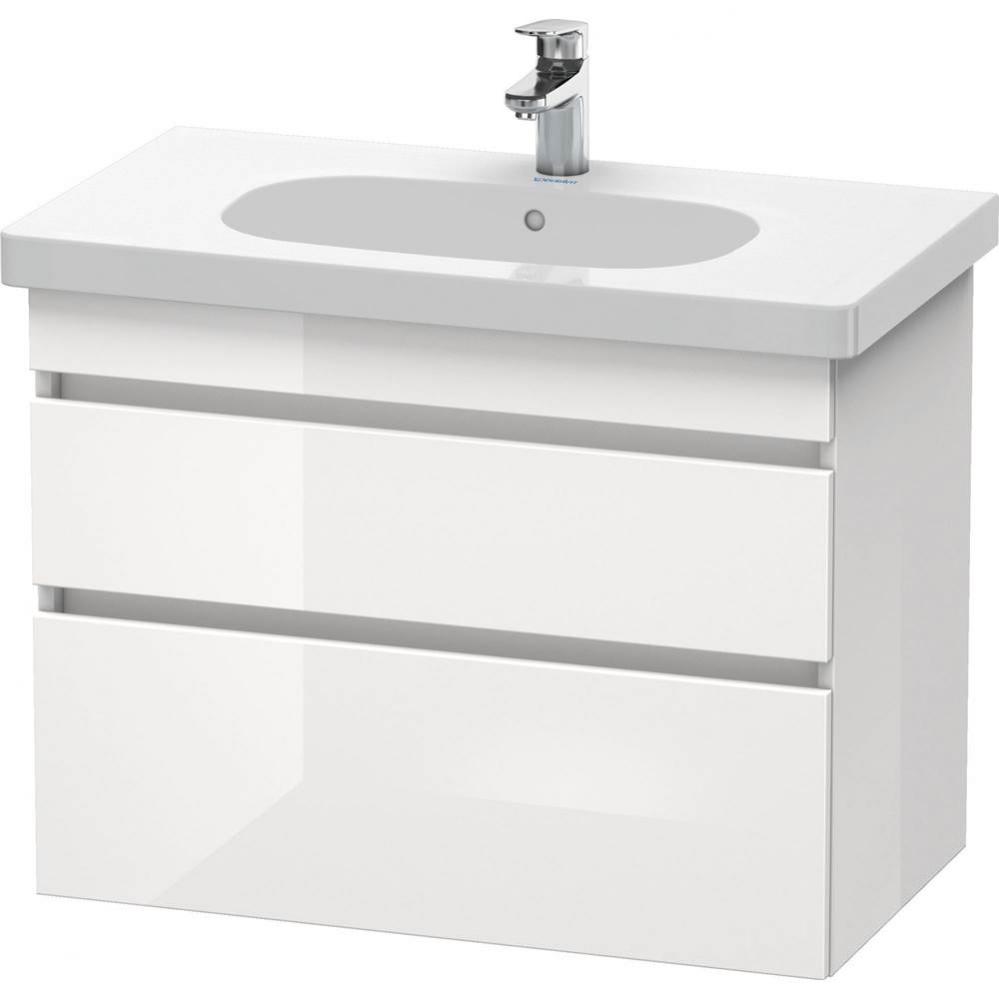 Duravit DuraStyle Two Drawer Wall-Mount Vanity Unit Linen|White