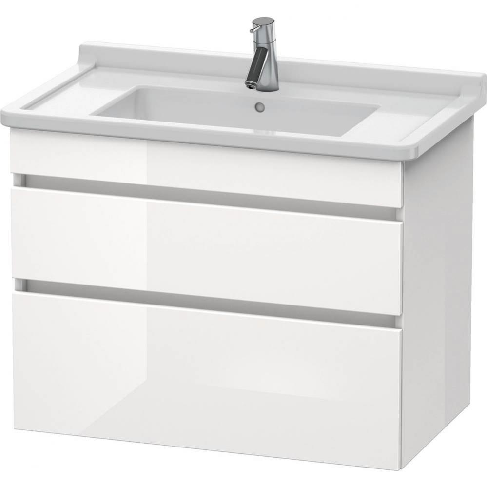 Duravit DuraStyle Two Drawer Wall-Mount Vanity Unit Linen|Basalt