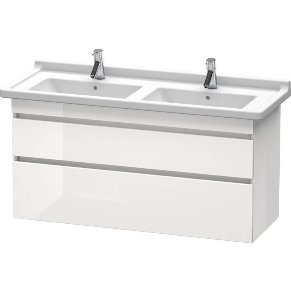 Duravit DuraStyle Two Drawer Wall-Mount Vanity Unit Taupe|Basalt