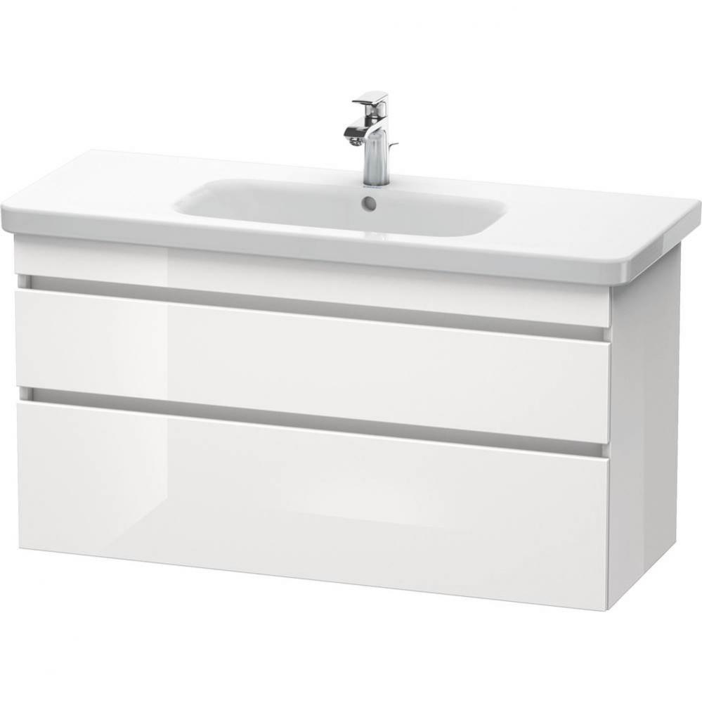 Duravit DuraStyle Two Drawer Wall-Mount Vanity Unit Concrete Gray|Basalt