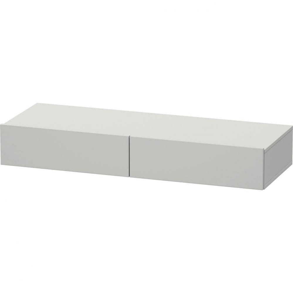 Duravit DuraStyle Shelf With Drawer  Concrete Gray Matte