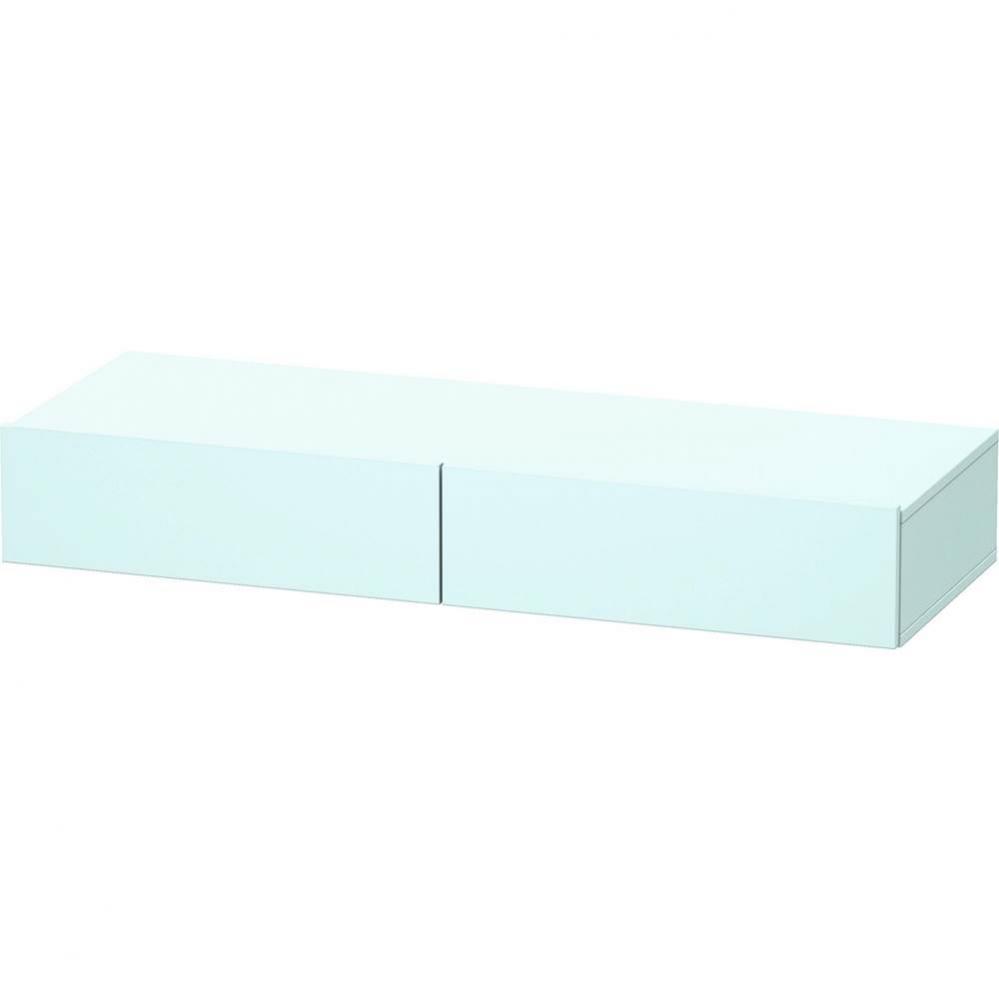 Duravit DuraStyle Shelf With Drawer  Light Blue Matte