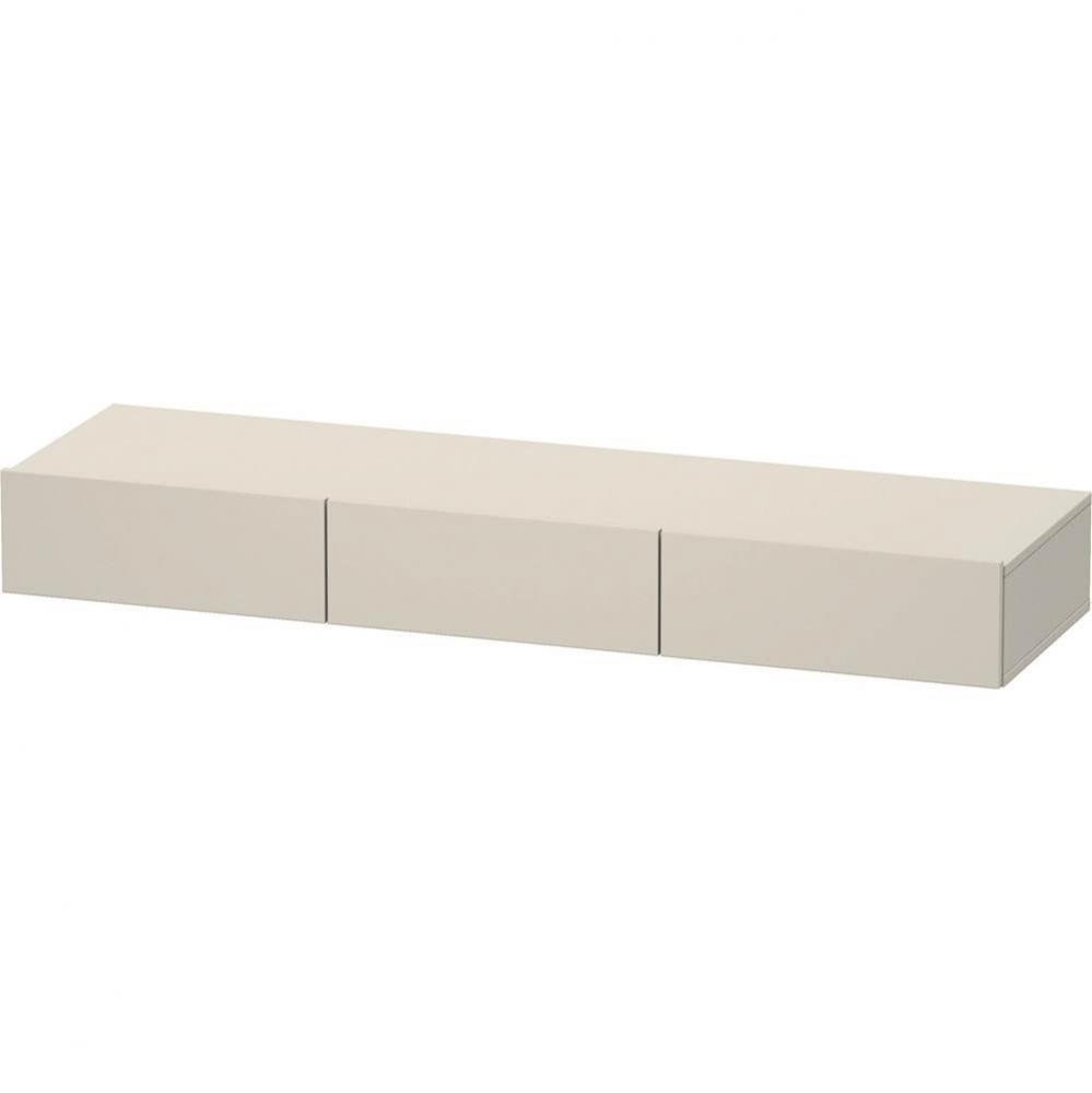 Duravit DuraStyle Shelf With Drawer  Taupe Matte