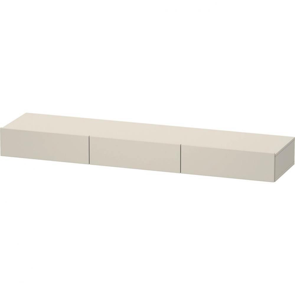 Duravit DuraStyle Shelf With Drawer  Taupe Matte