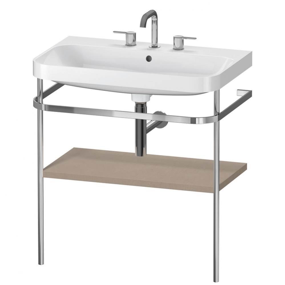 Duravit Happy D.2 Plus C-Shaped Metal Console  Linen