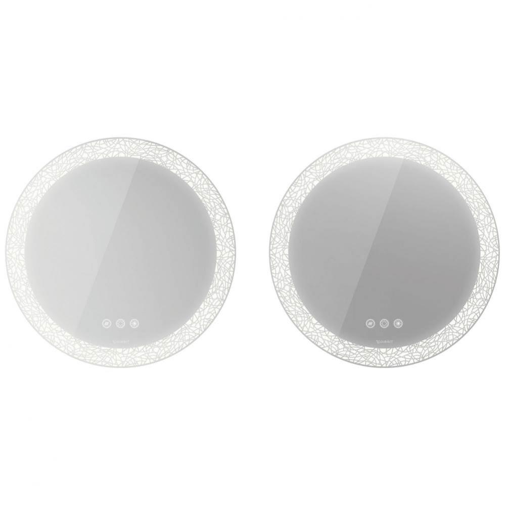 Happy D.2 Plus Icon Version Mirror with Lighting White