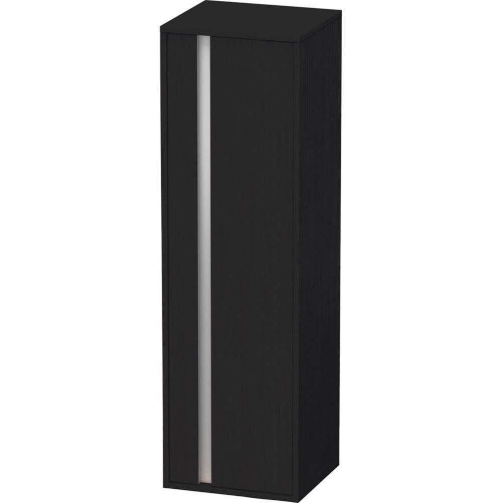 Ketho Tall Cabinet Oak Black