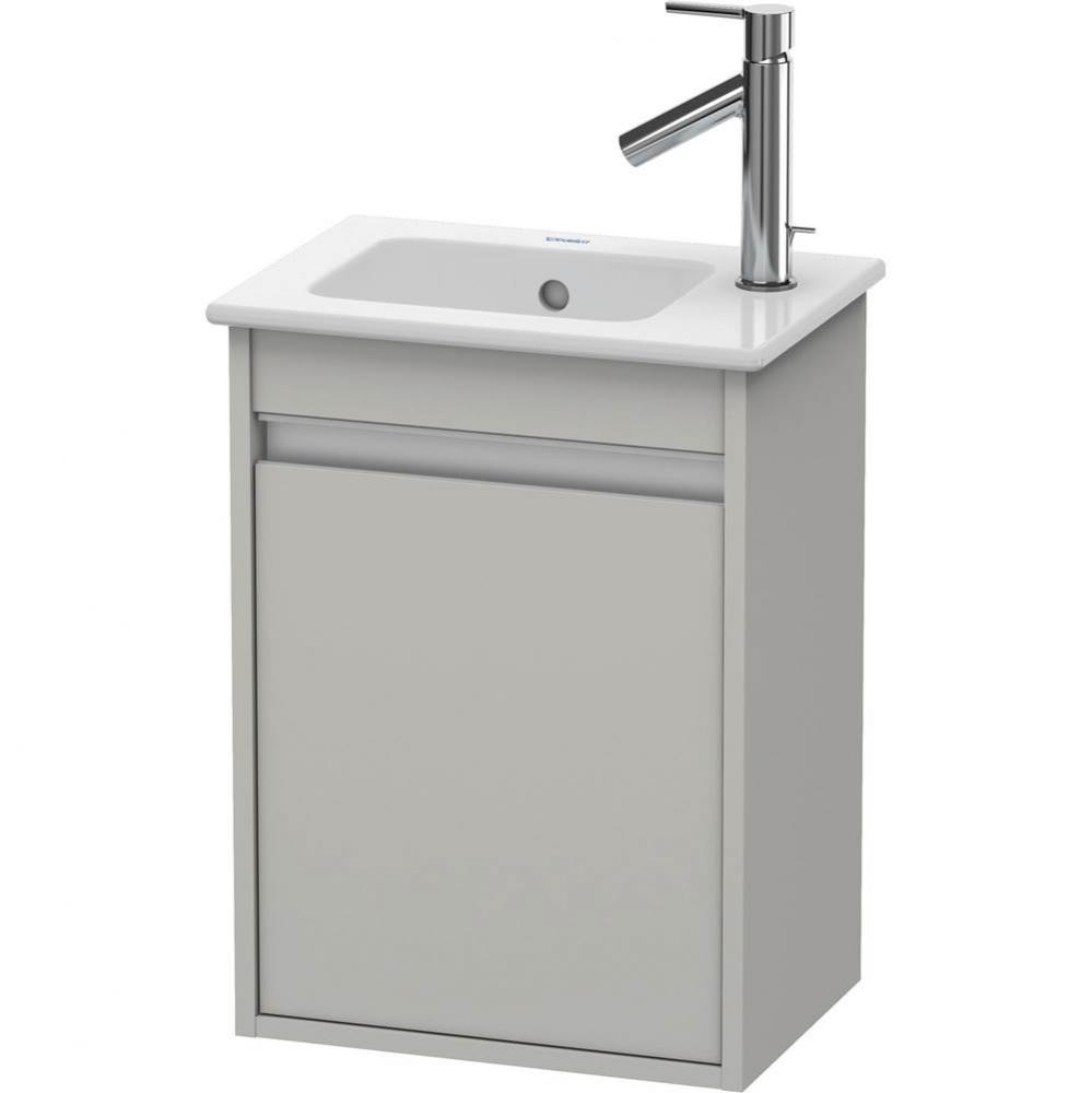 Duravit Ketho Vanity Unit Wall-Mounted  Concrete Gray Matte