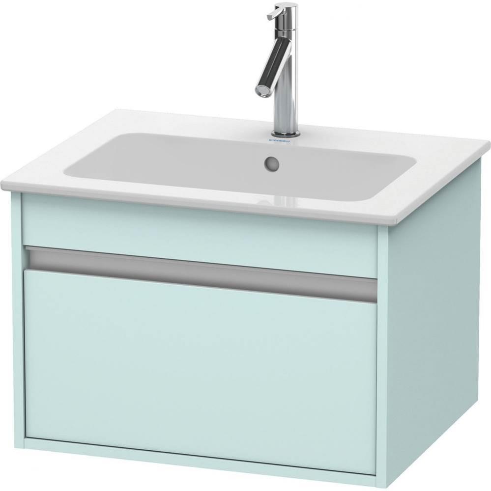 Duravit Ketho Vanity Unit Wall-Mounted  Light Blue Matte