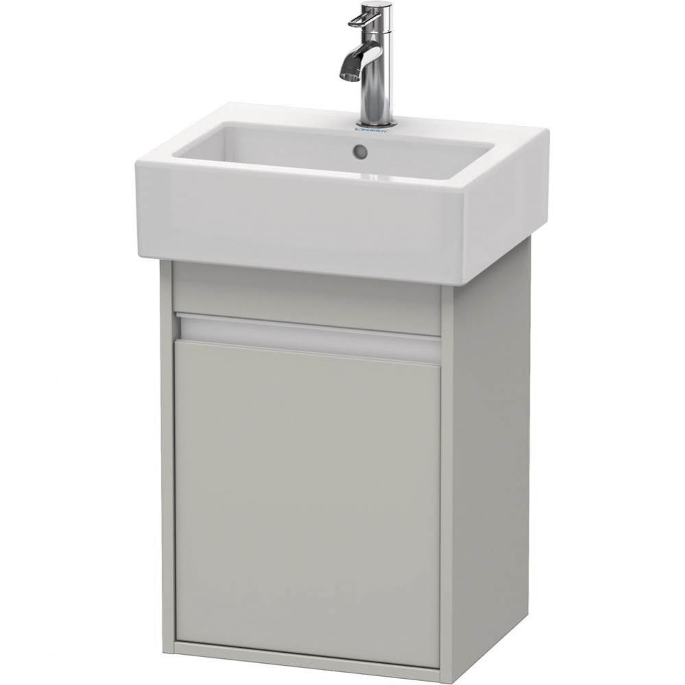 Duravit Ketho Wall-Mount Vanity Unit Concrete Gray