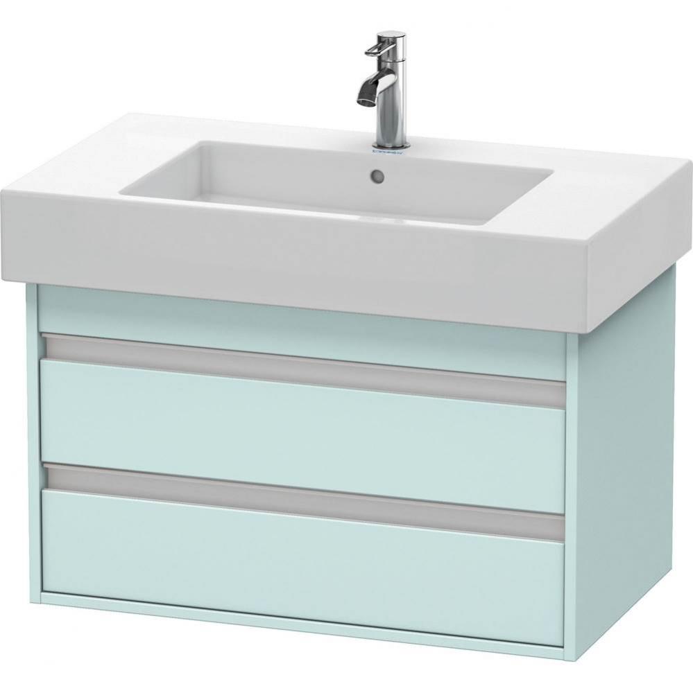 Duravit Ketho Vanity Unit Wall-Mounted  Light Blue Matte