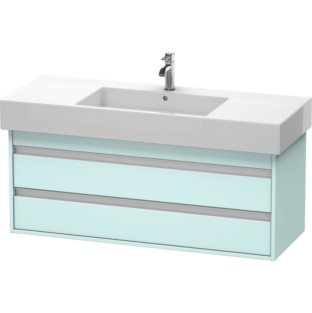 Duravit Ketho Vanity Unit Wall-Mounted  Light Blue Matte