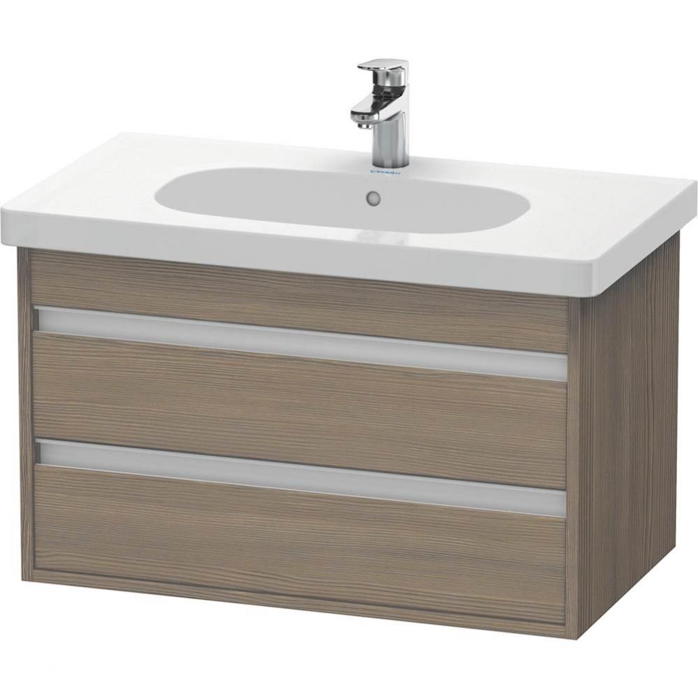 Ketho Wall-Mount Vanity Unit Oak Terra