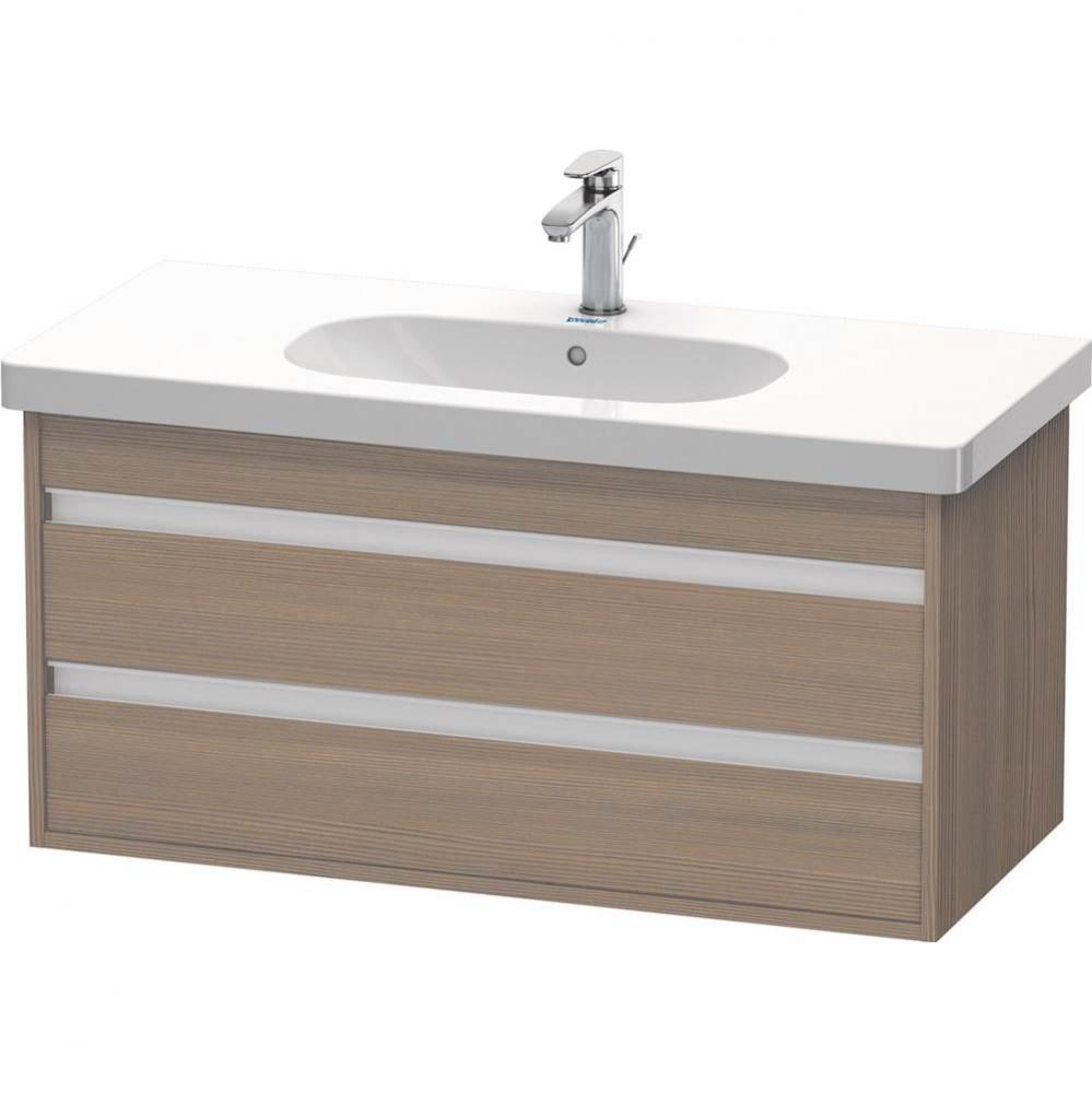 Ketho Wall-Mount Vanity Unit Oak Terra