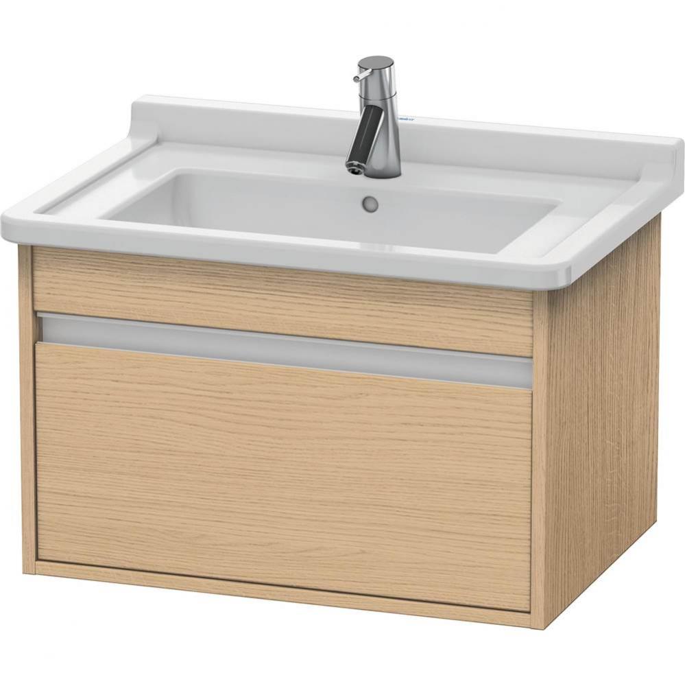 Ketho Wall-Mount Vanity Unit Natural Oak