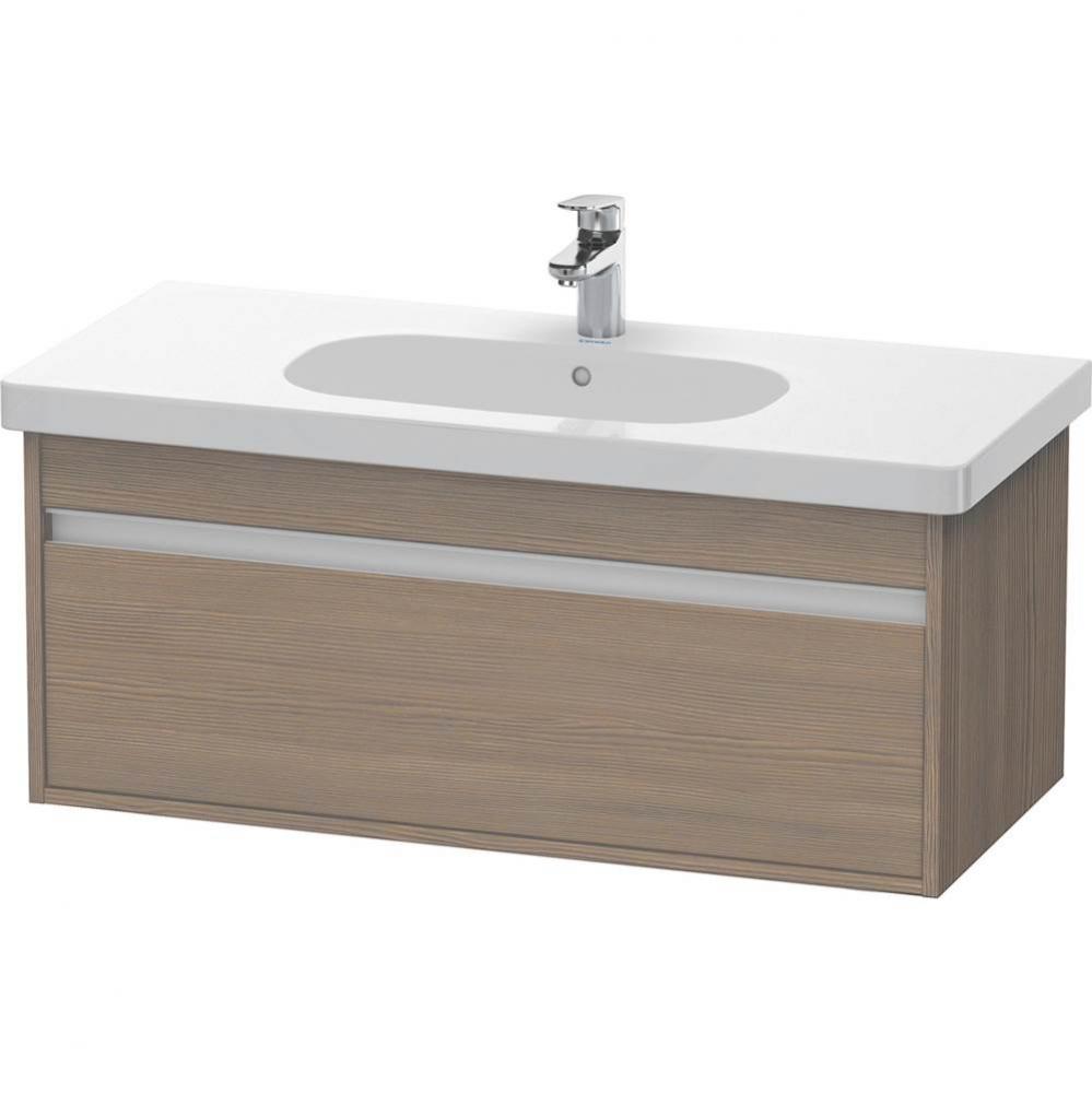 Ketho Wall-Mount Vanity Unit Oak Terra