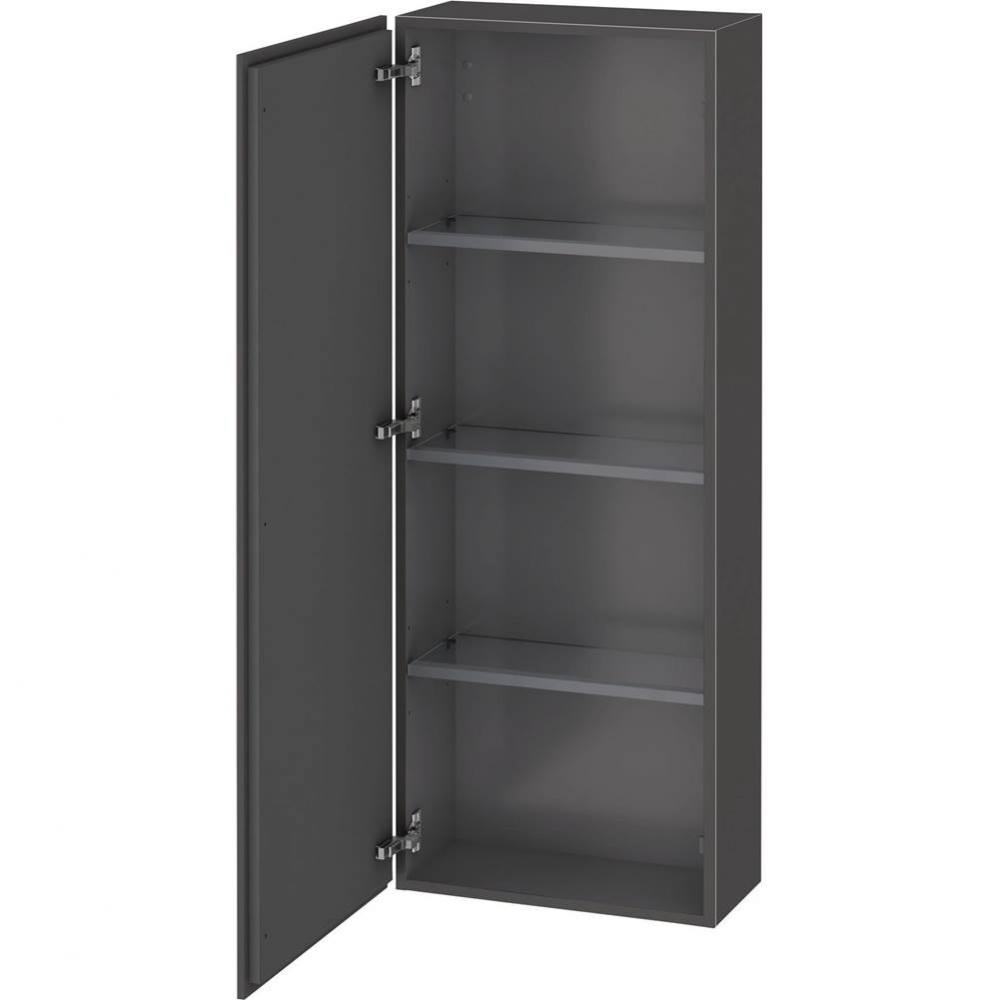 L-Cube Semi-Tall Cabinet Graphite