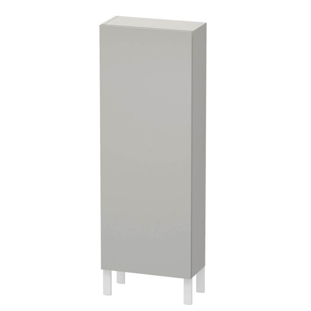 L-Cube Semi-Tall Cabinet Concrete Gray