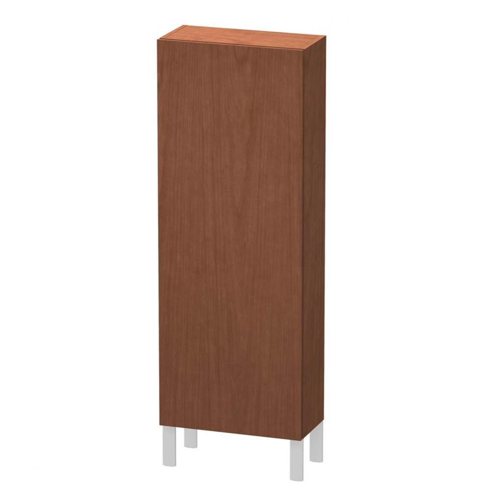 L-Cube Semi-Tall Cabinet American Walnut