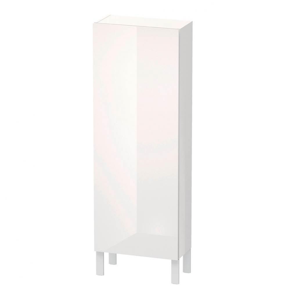 L-Cube Semi-Tall Cabinet White