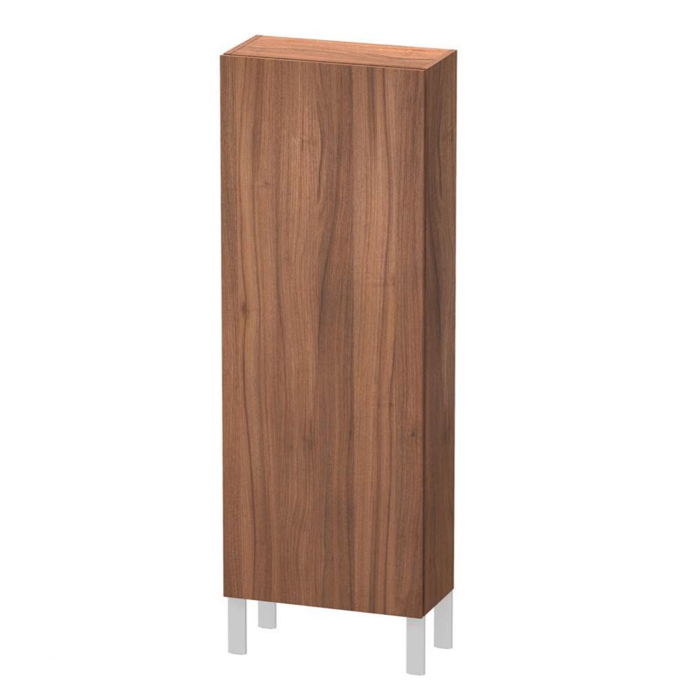 L-Cube Semi-Tall Cabinet Walnut