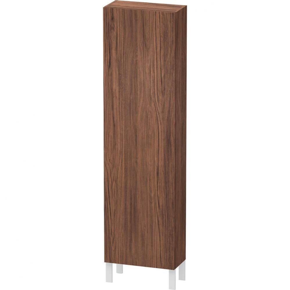 L-Cube Tall Cabinet Walnut Dark