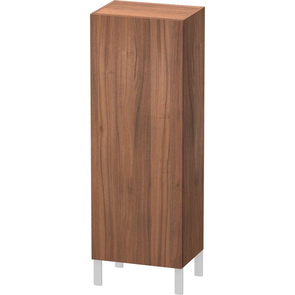 L-Cube Semi-Tall Cabinet Walnut