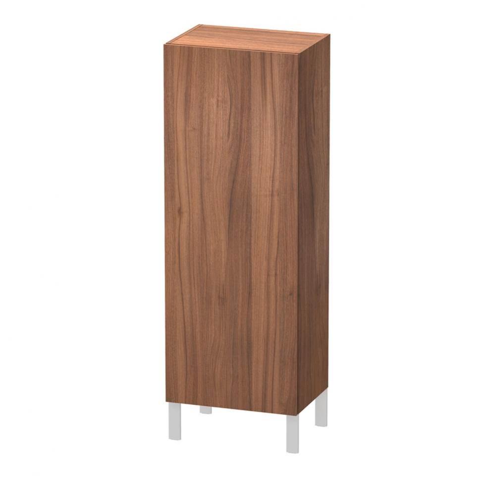 L-Cube Semi-Tall Cabinet Walnut