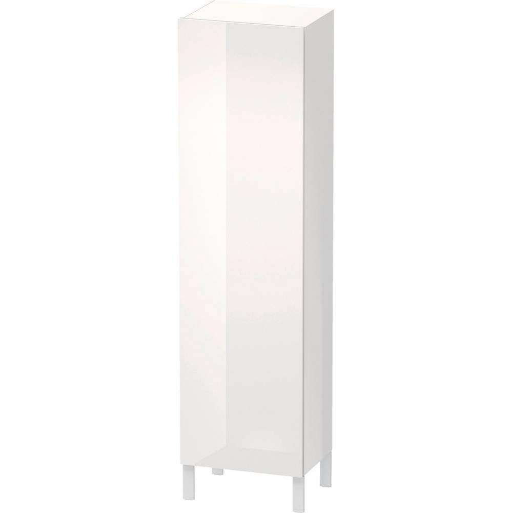 L-Cube Tall Cabinet White