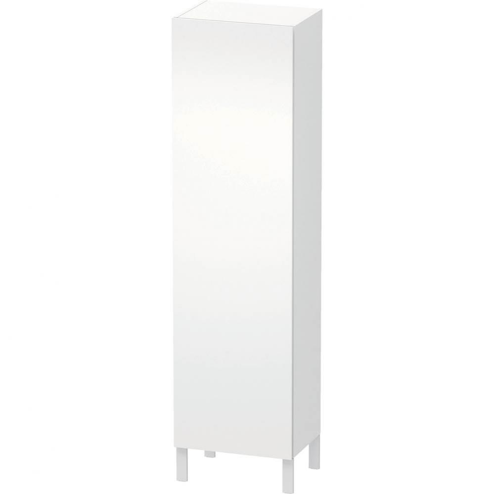 L-Cube Tall Cabinet White