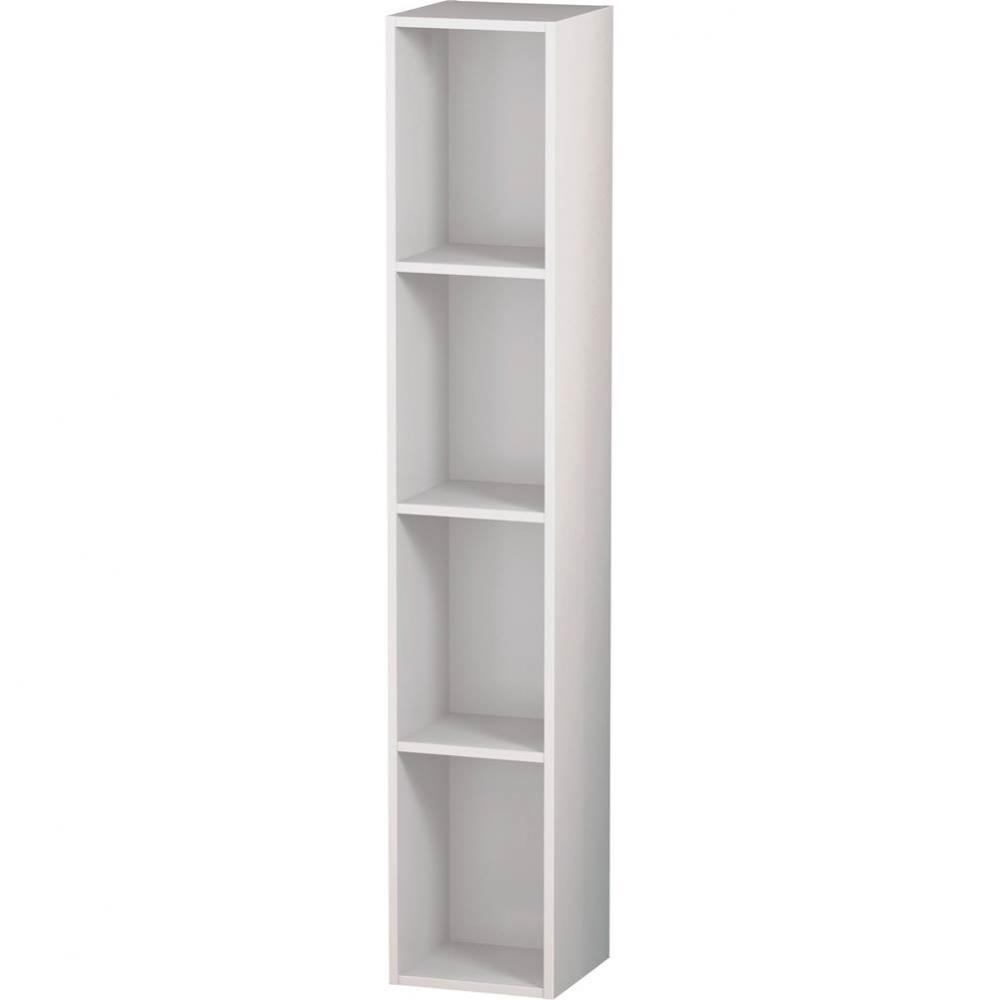 L-Cube Wall Shelf with Four Compartments White