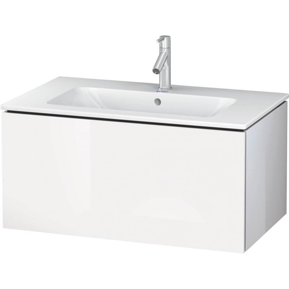 L-Cube One Drawer Wall-Mount Vanity Unit White