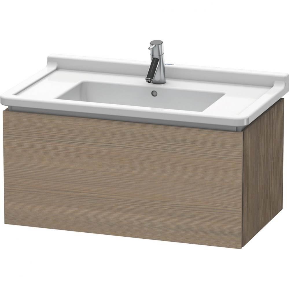 L-Cube Wall-Mount Vanity Unit Oak Terra