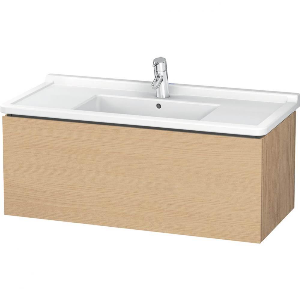 L-Cube Wall-Mount Vanity Unit Natural Oak