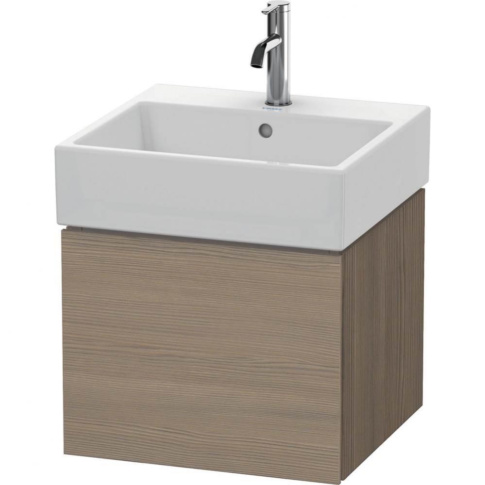 L-Cube One Drawer Wall-Mount Vanity Unit Oak Terra