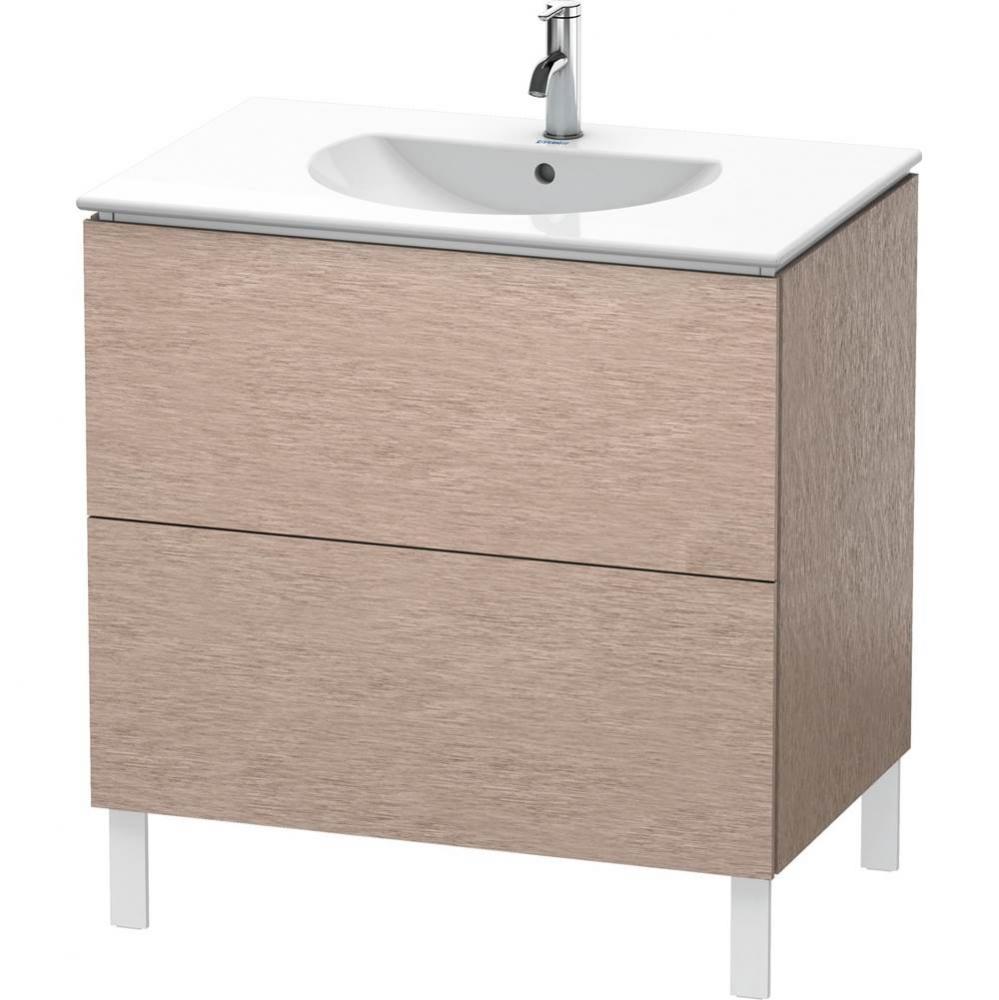 Duravit L-Cube Floor Standing Vanity Unit  Oak Cashmere