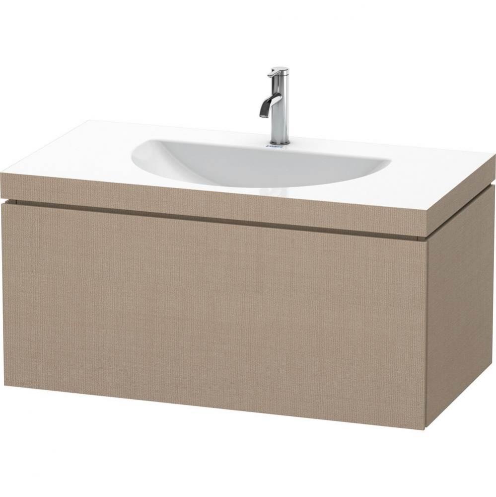 Duravit L-Cube C-Bonded Wall-Mounted Vanity  Linen