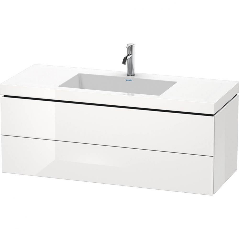 Duravit L-Cube C-Bonded Wall-Mounted Vanity  Linen