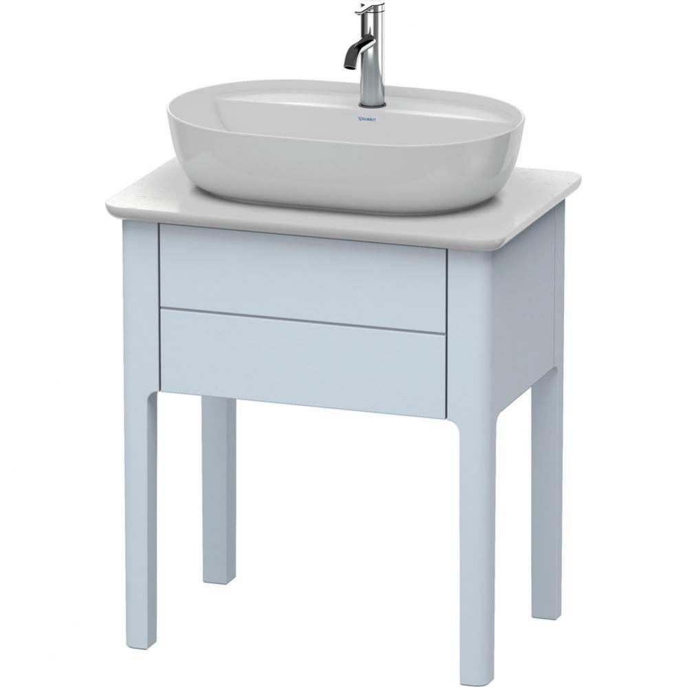 Duravit Luv Floor Standing Vanity Unit  Light Blue Satin Matte