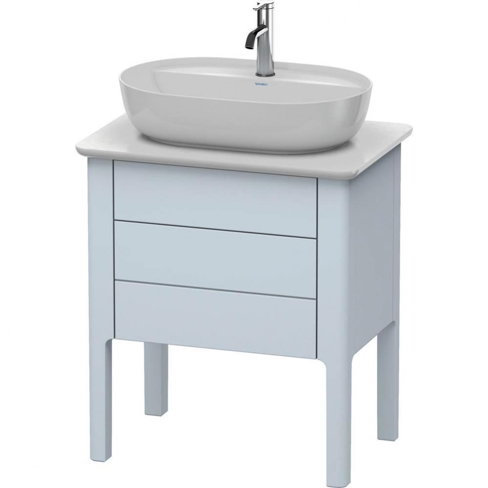 Duravit Luv Floor Standing Vanity Unit  Light Blue Satin Matte