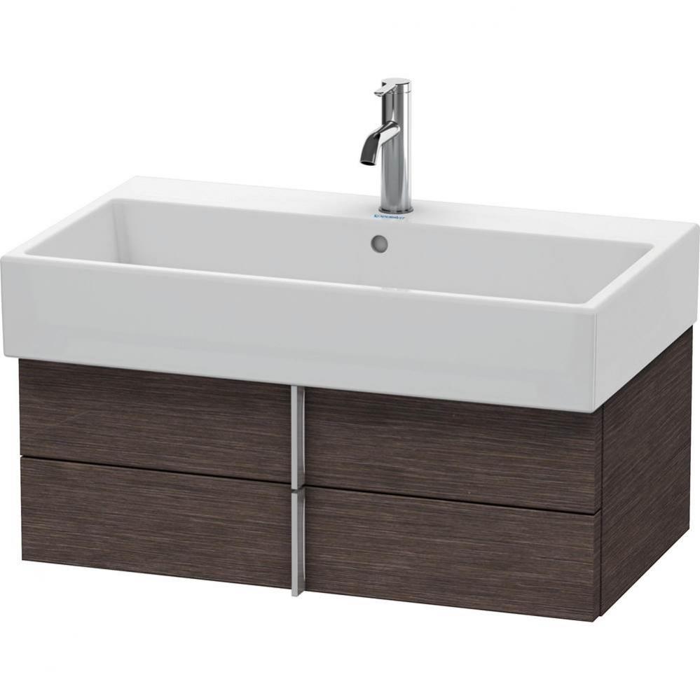 Duravit Vero Air Vanity Unit Wall-Mounted  Brushed Dark Oak