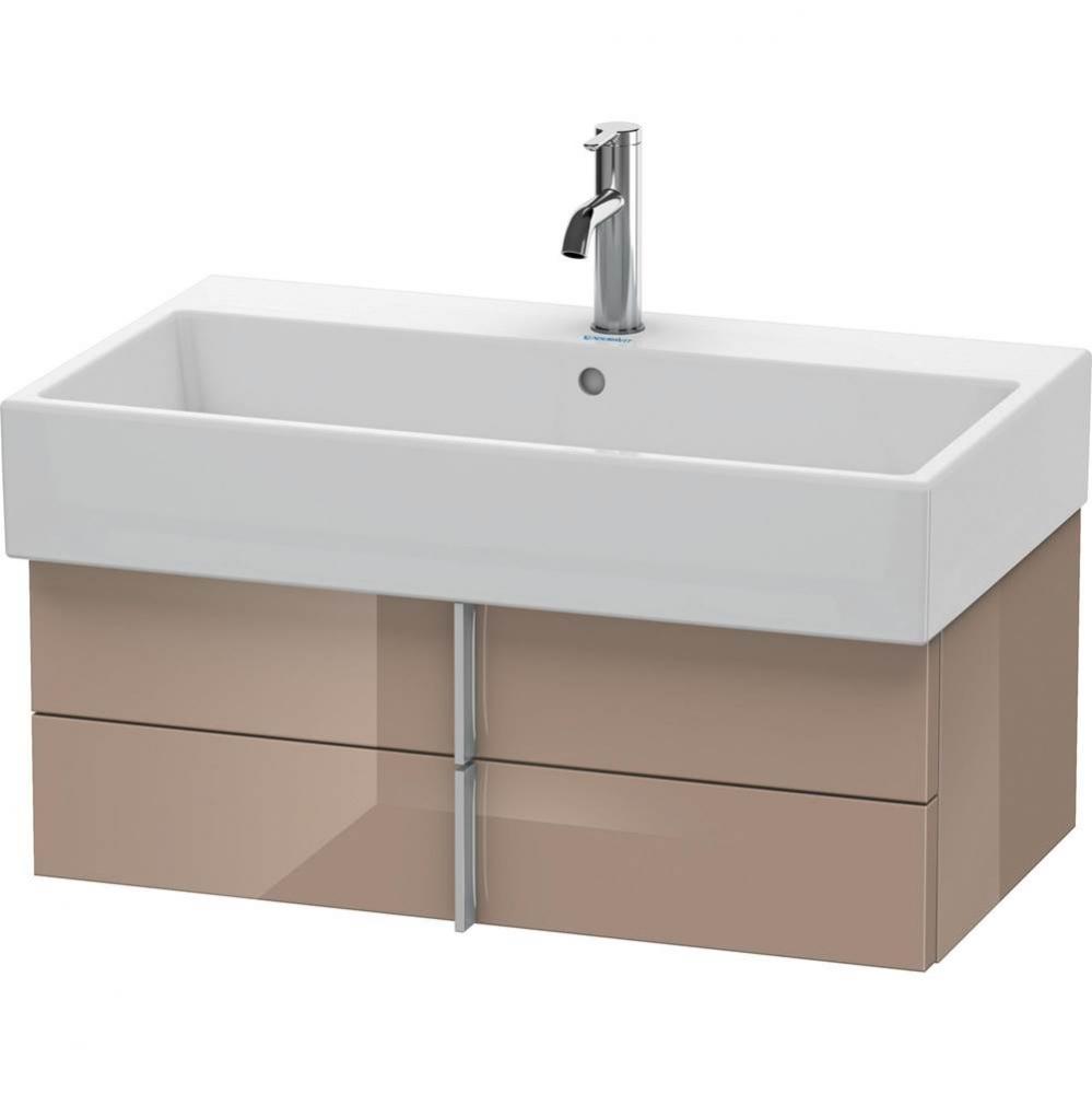 Duravit Vero Air Vanity Unit Wall-Mounted  Cappuccino High Gloss