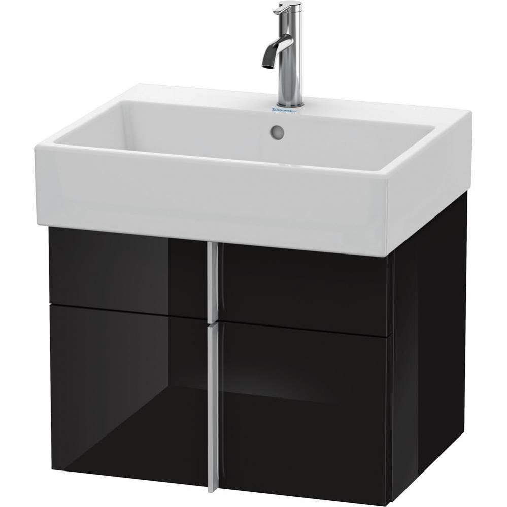 Duravit Vero Air Vanity Unit Wall-Mounted  Black High Gloss