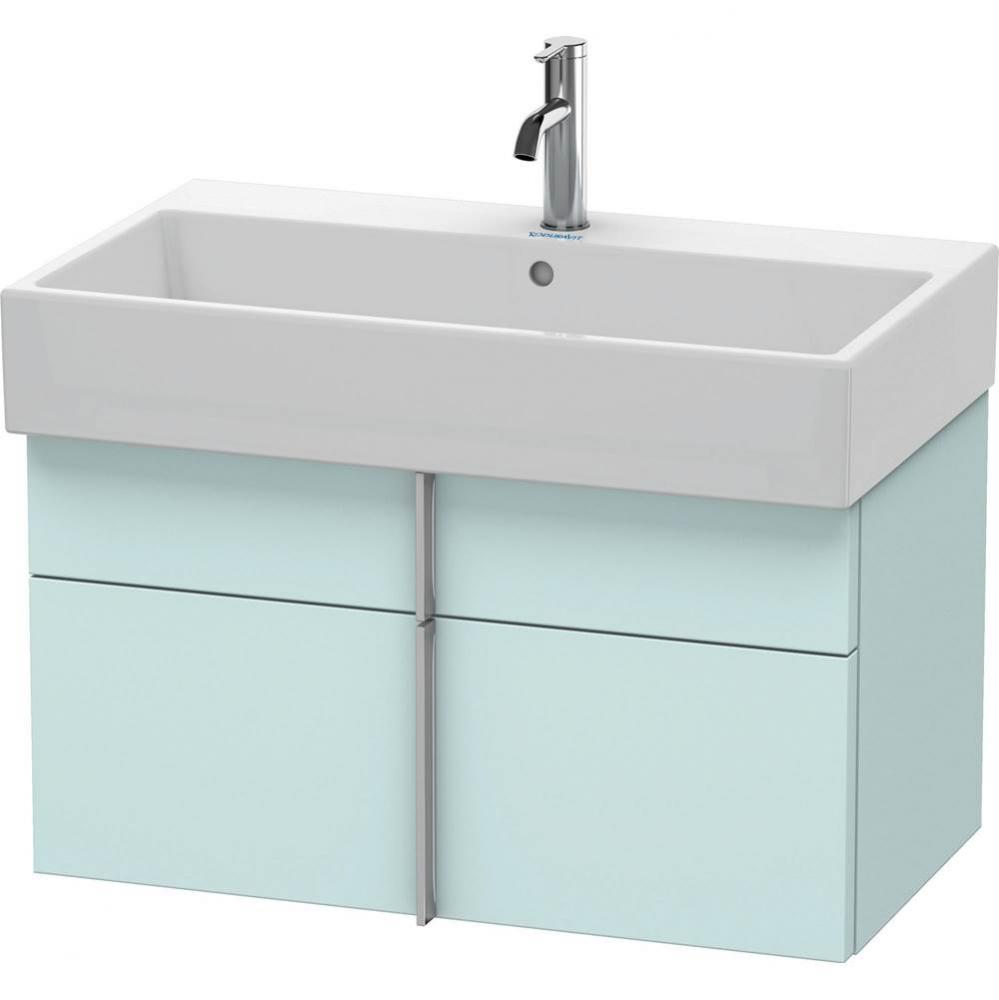 Duravit Vero Air Vanity Unit Wall-Mounted  Light Blue Matte