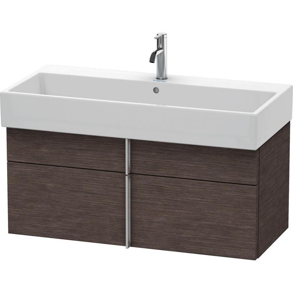 Duravit Vero Air Vanity Unit Wall-Mounted  Brushed Dark Oak