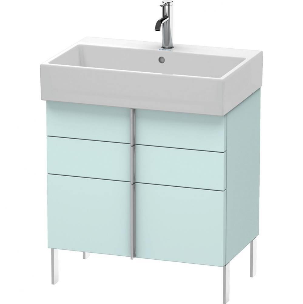 Duravit Vero Air Floor Standing Vanity Unit  Light Blue Matte